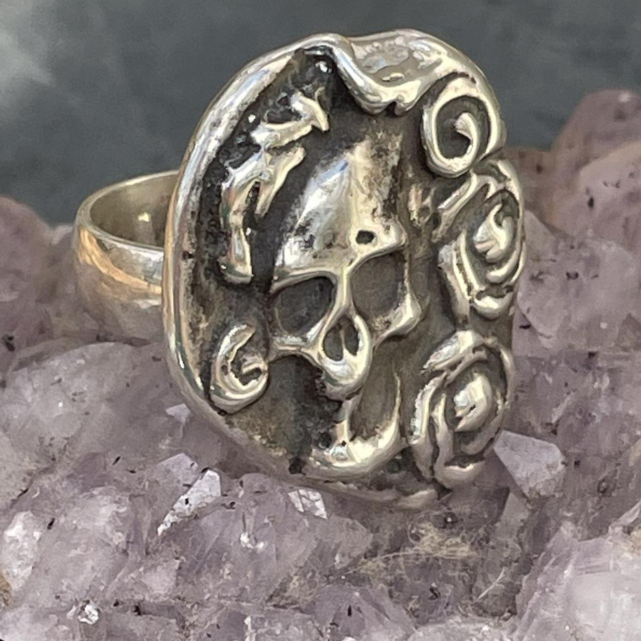 GRATEFUL DEAD SILVER RING ✳︎vintage Grateful Dead | Silver Ring
