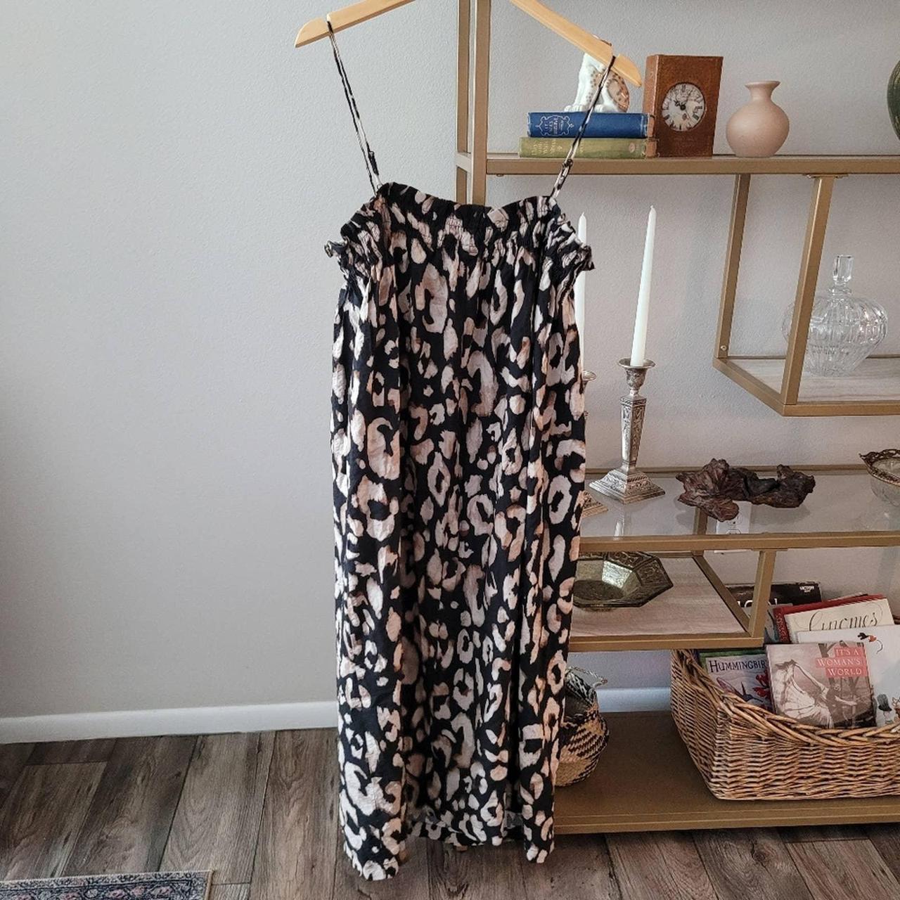 H&m leopard clearance print maxi dress