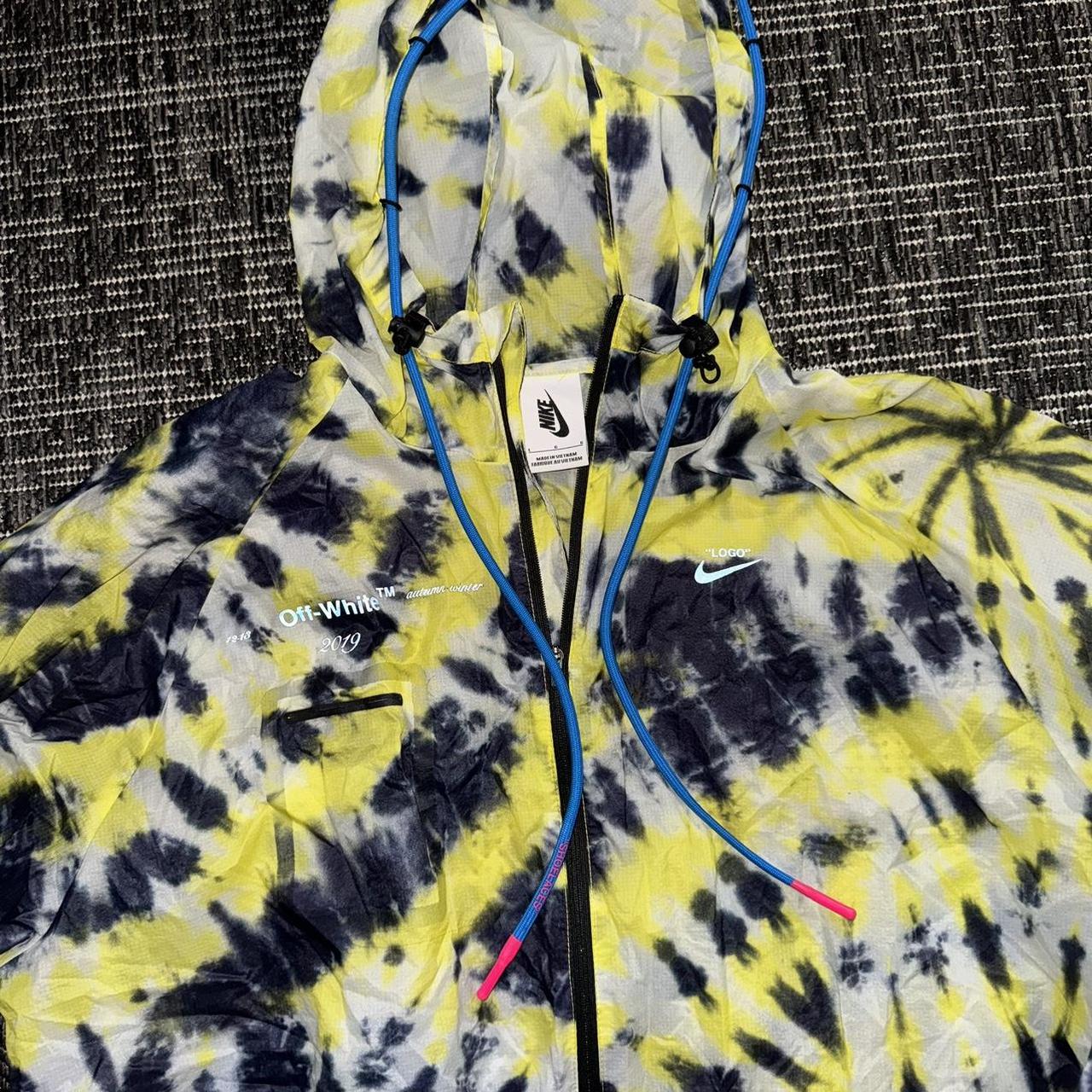 Authentic “Off-White x Nike” Tie Dye Windbreaker NO | Depop
