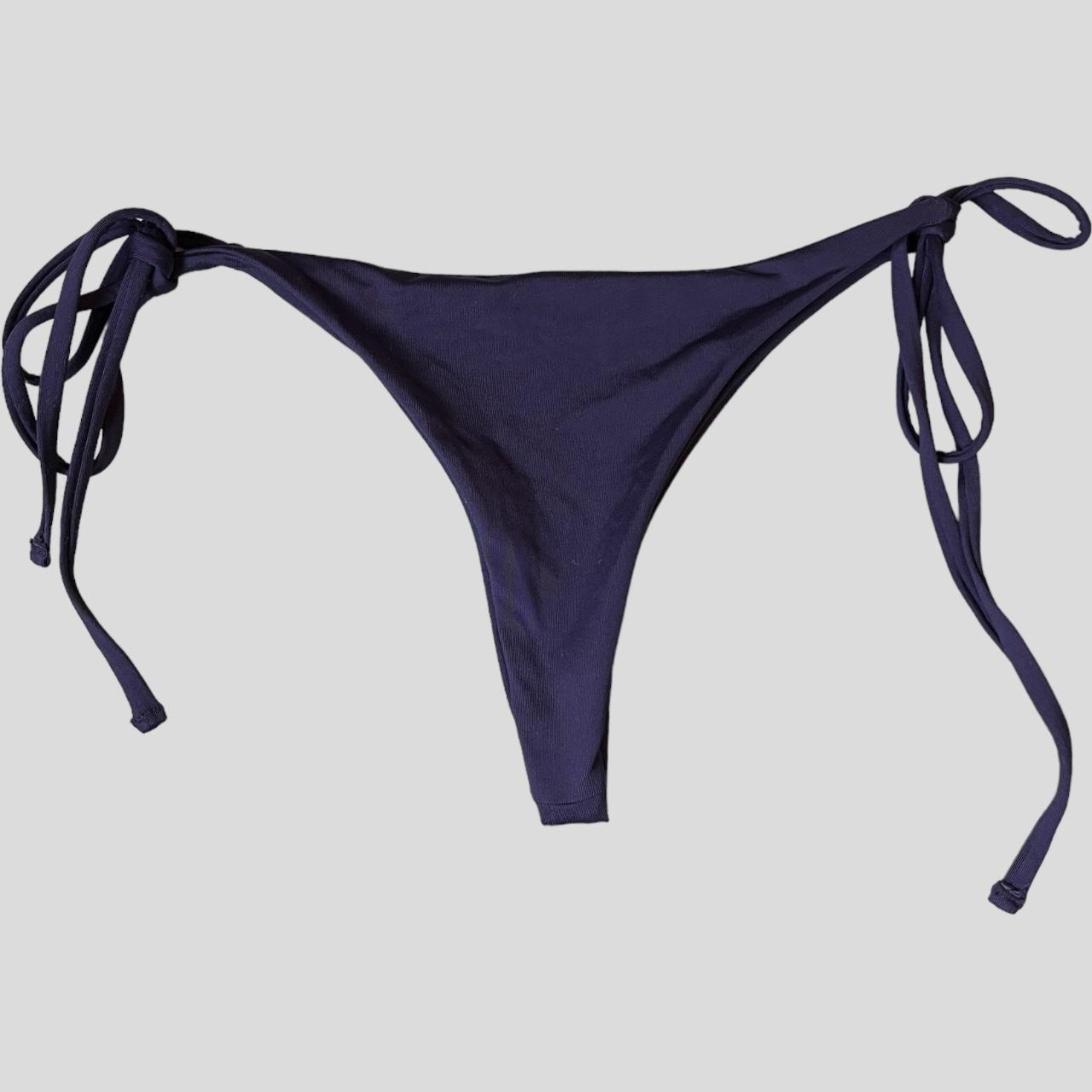 Midori Bikinis Navy String Tie Bottoms Dark navy... Depop