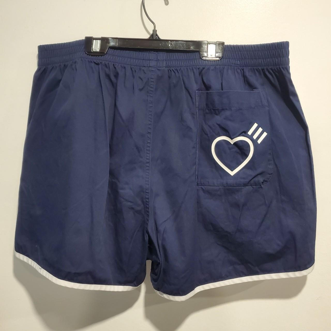 Human Made Men's Blue and White Shorts (2)