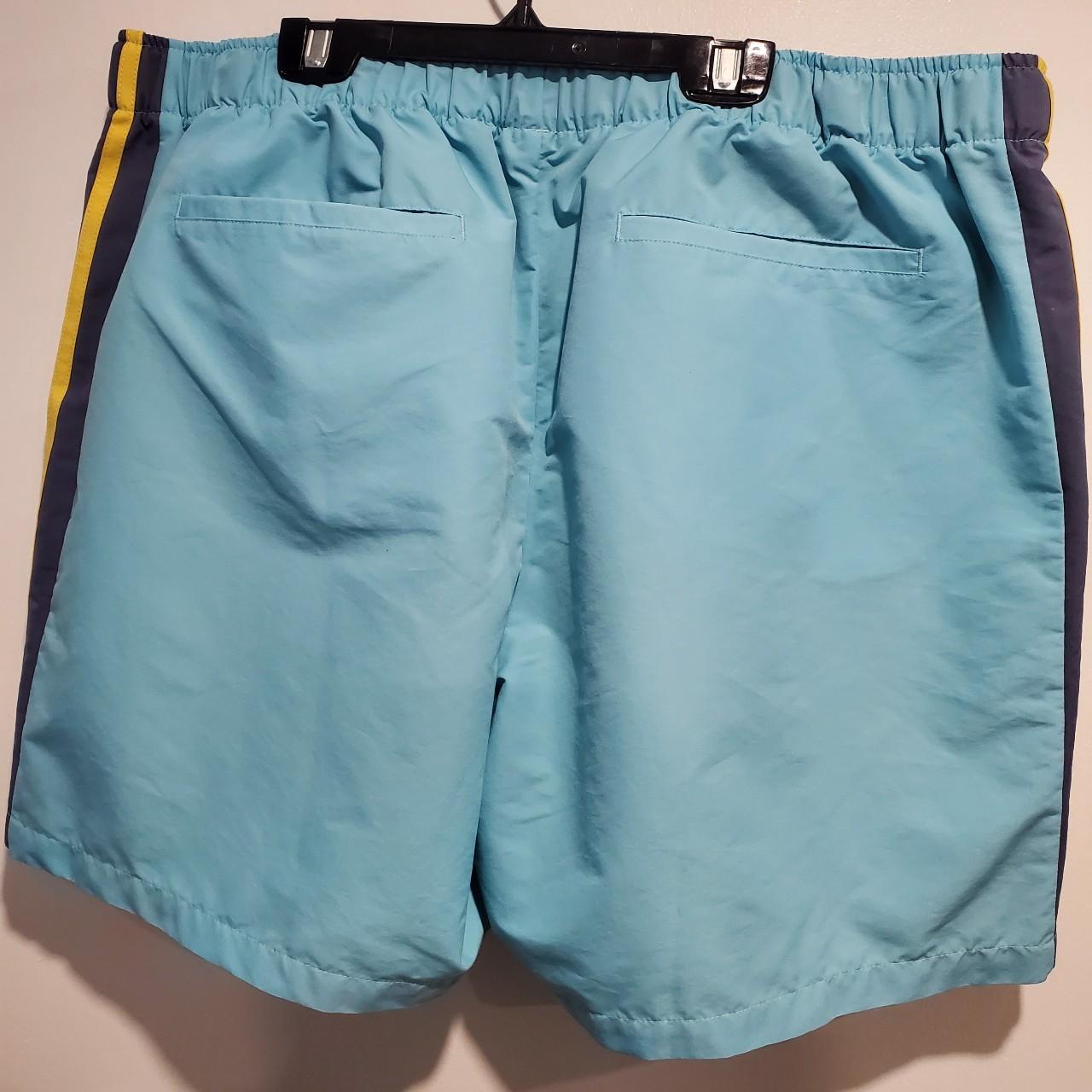 Human Made Men's Blue and Yellow Shorts (2)