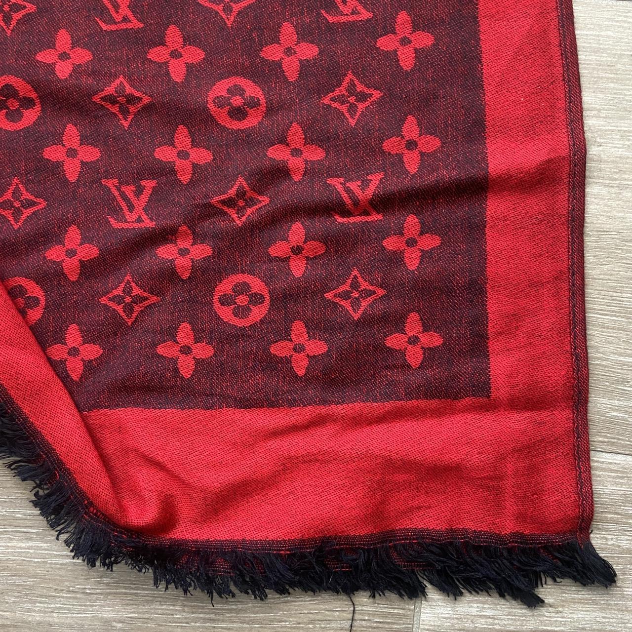 Louis Vuitton scarf New 90% wool 10% silk No box - Depop
