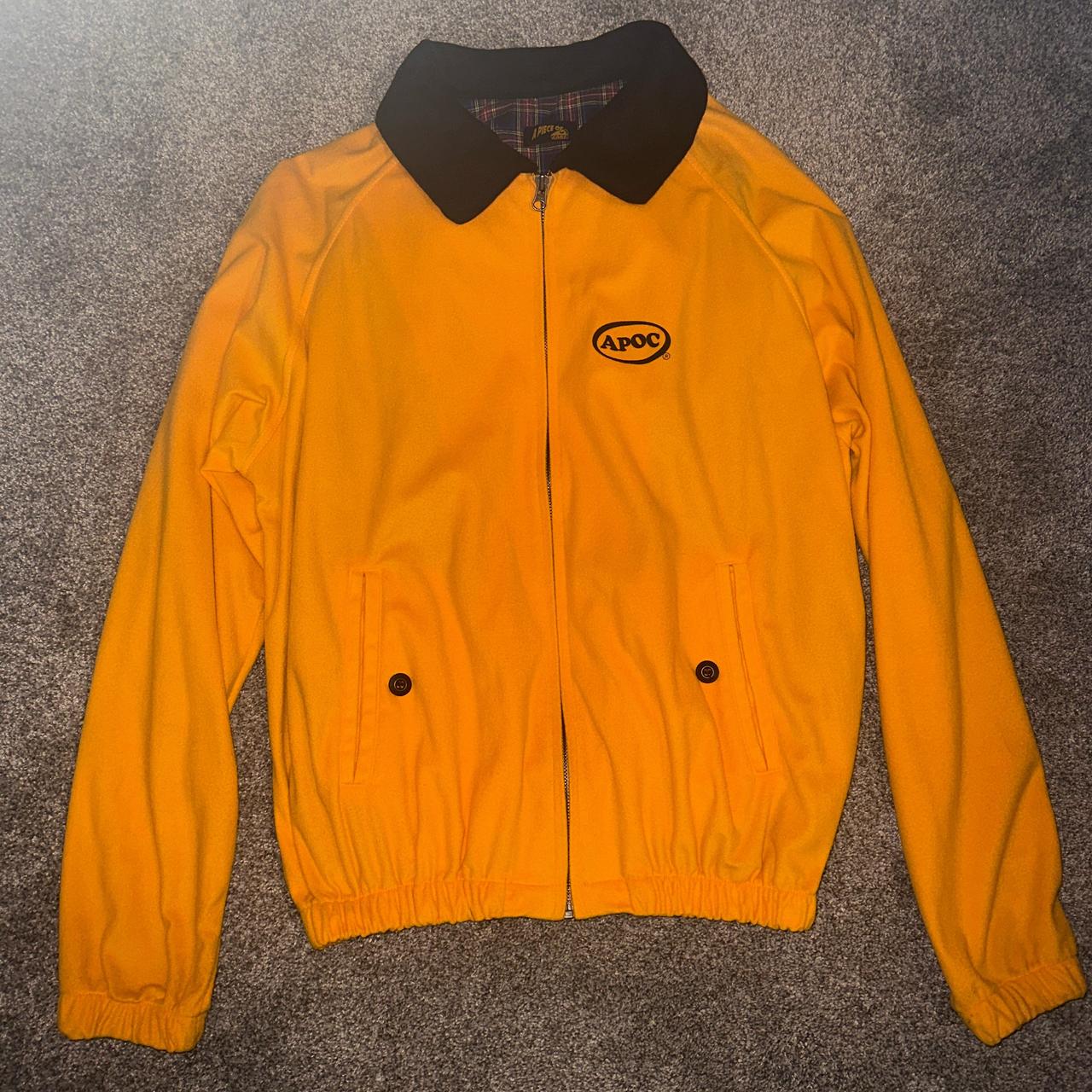 Jungkook online orange jacket