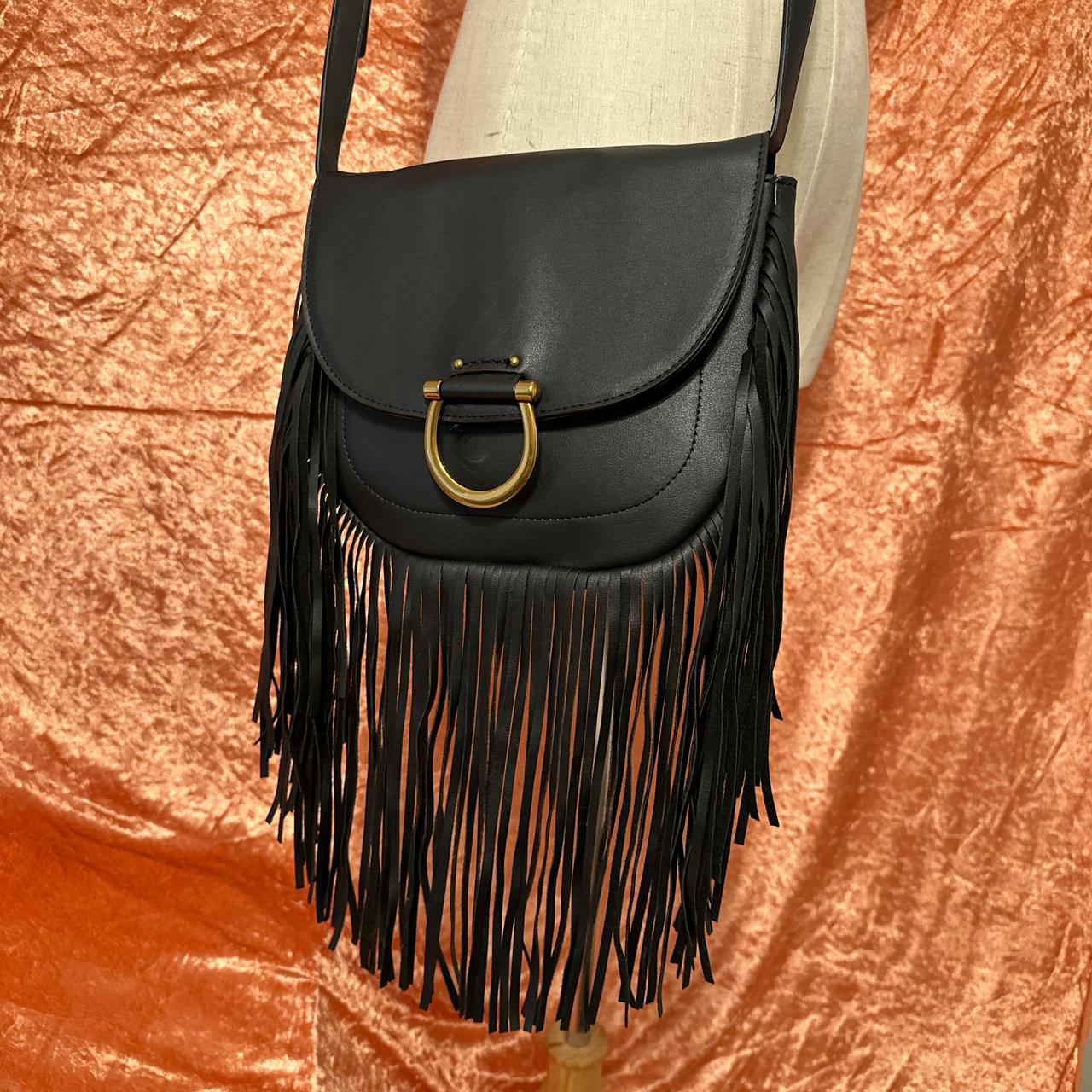 crossbody fringe purse brand scoop adjustable. Depop