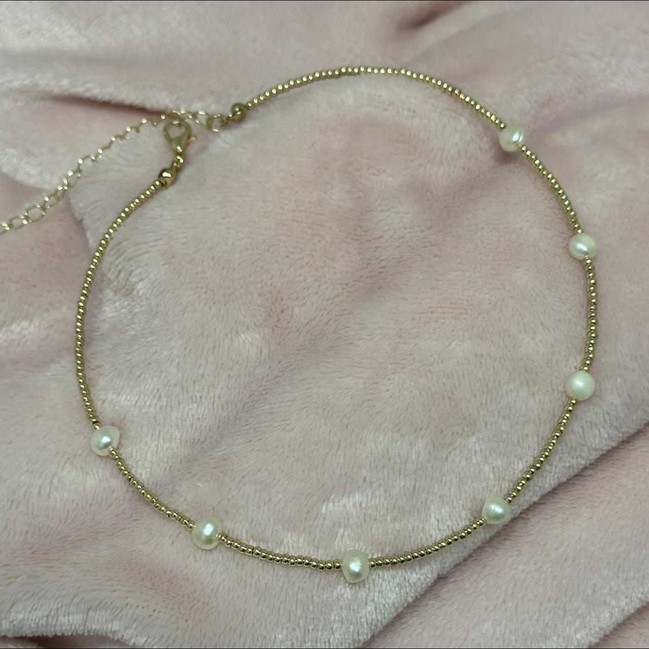 Cute Gold Plated Pearl Choker! Doesnt Rust, will not... Depop