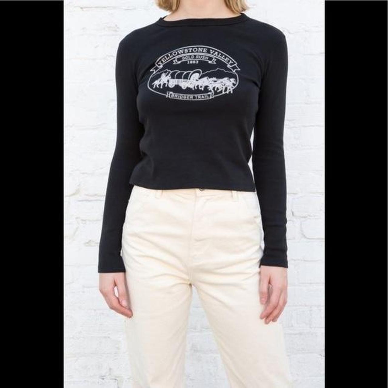 Brandy Melville Tori Yellowstone valley long sleeve... Depop