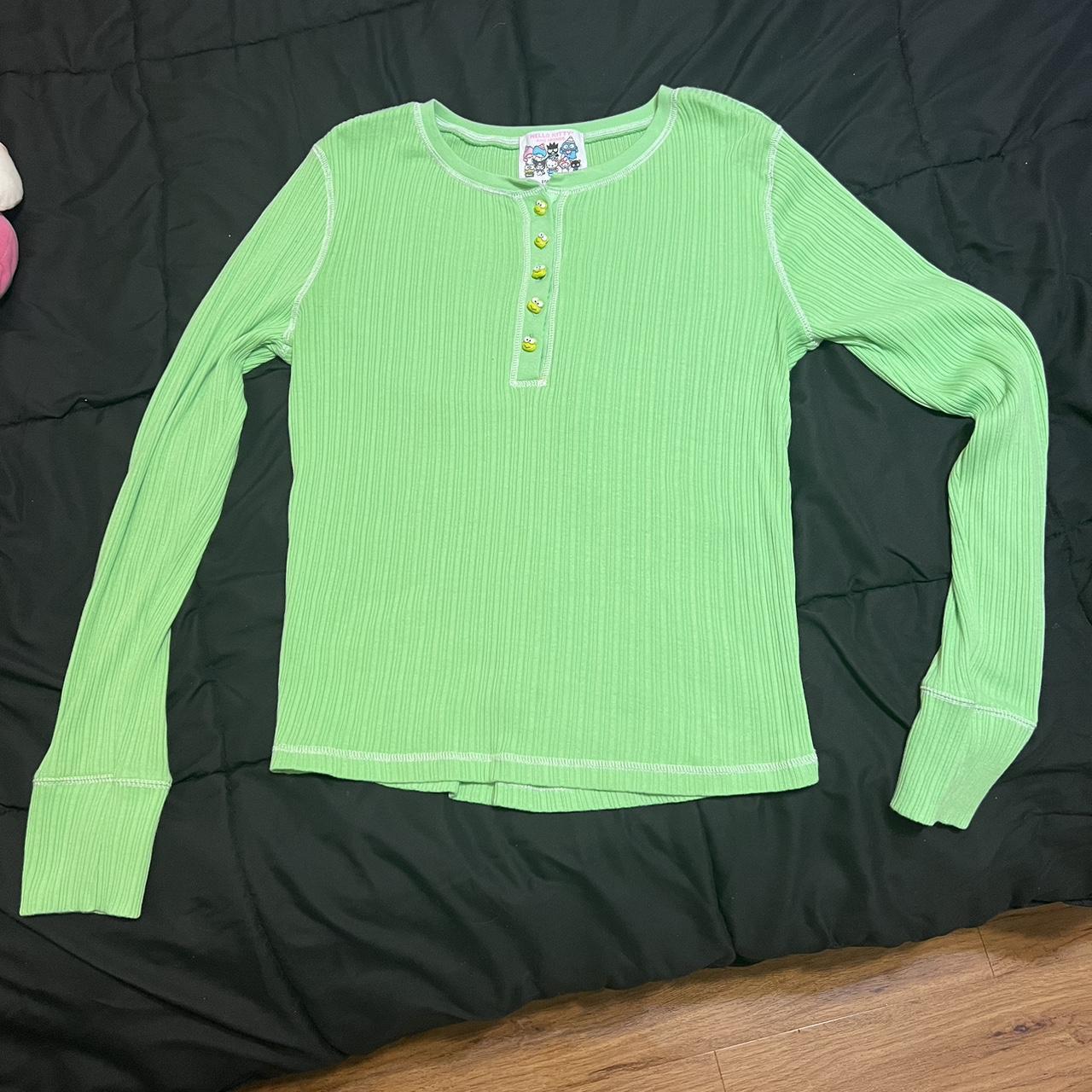 Hello kitty and friends forever 21 keroppi ribbed depop