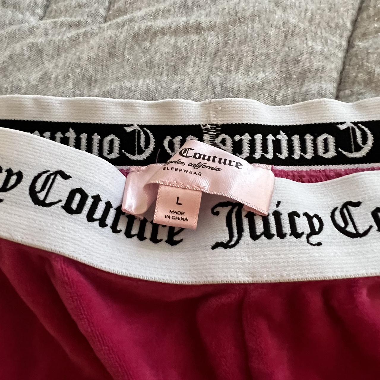 Juicy Couture Pajama Shorts Comes with XLarge grey... - Depop