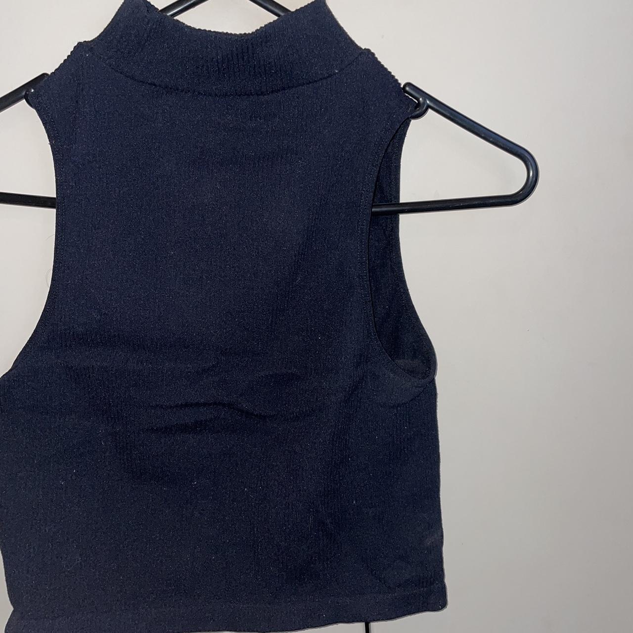 Zara crop top turtle neck but in black Only photo I... Depop