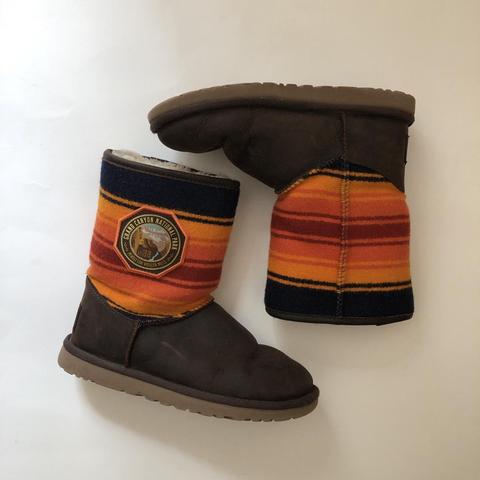 Brown Uggs Brand: UGGs x Pendleton Grand Canyon... - Depop