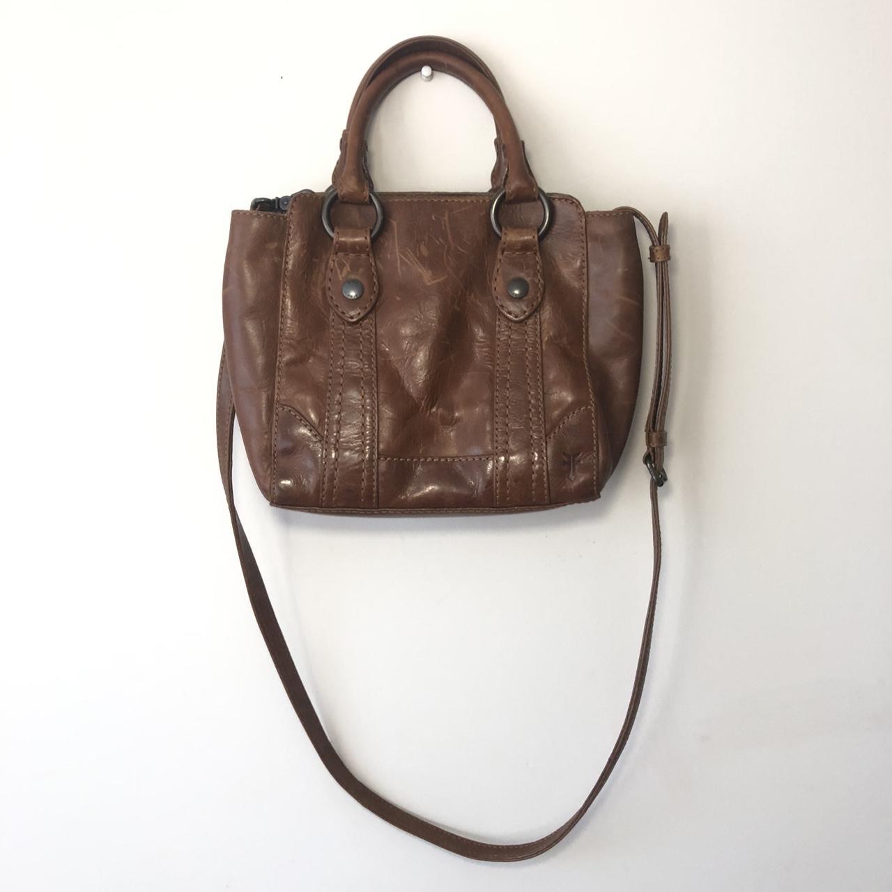 FRYE Casey Mini Tote brown online leather crossbody bag