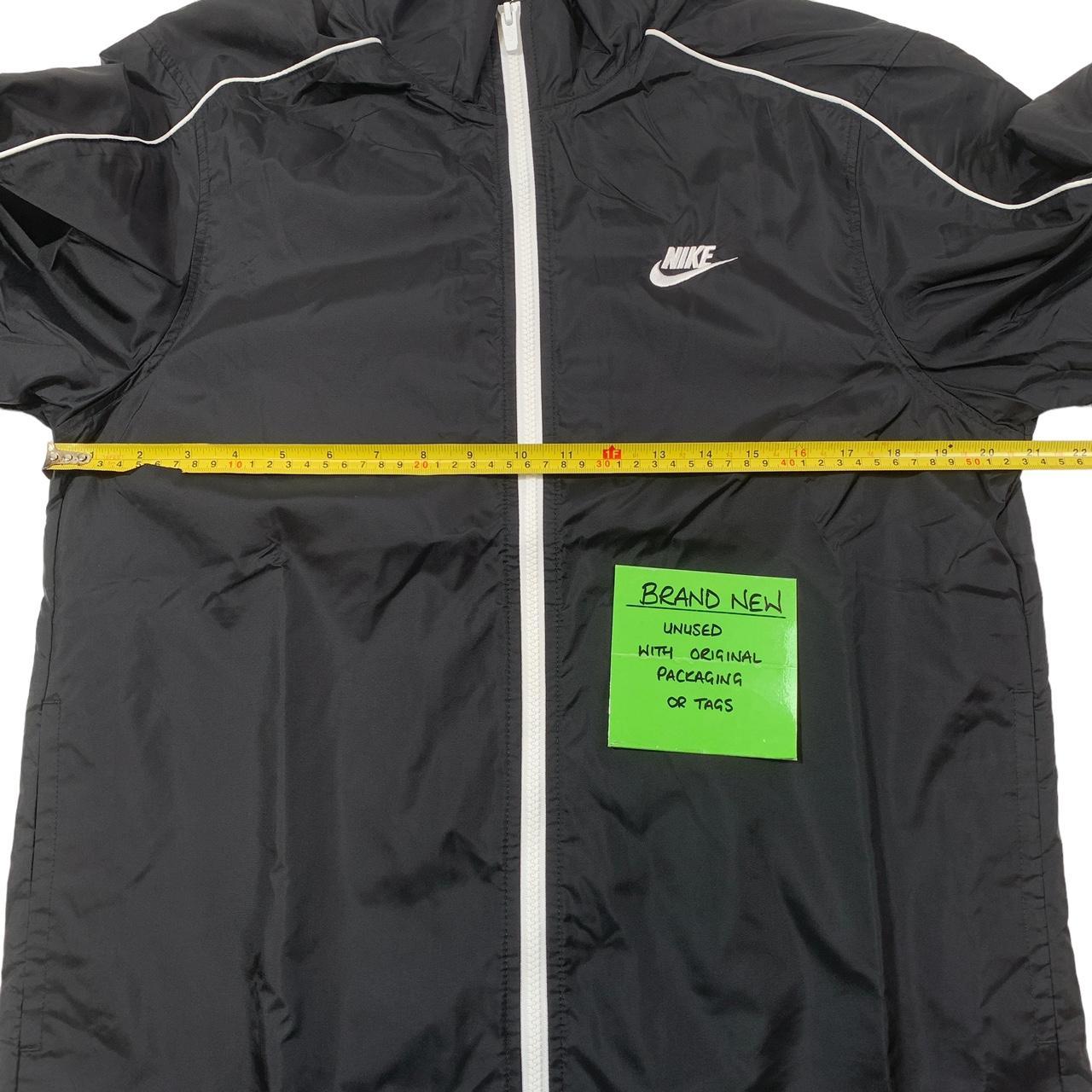 Nike Men's Black and White Jacket Depop