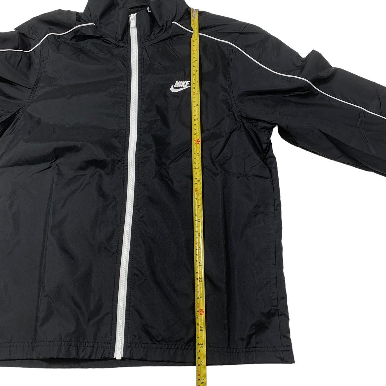 Nike Men's Black and White Jacket Depop