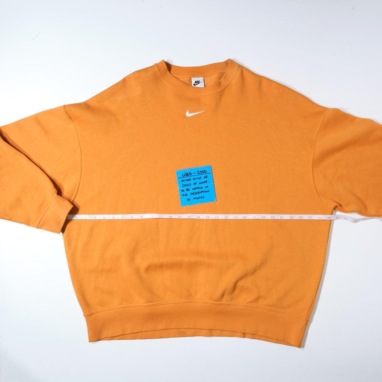 Men s Orange Nike Jumper ABOUT THE ITEM Orange Depop