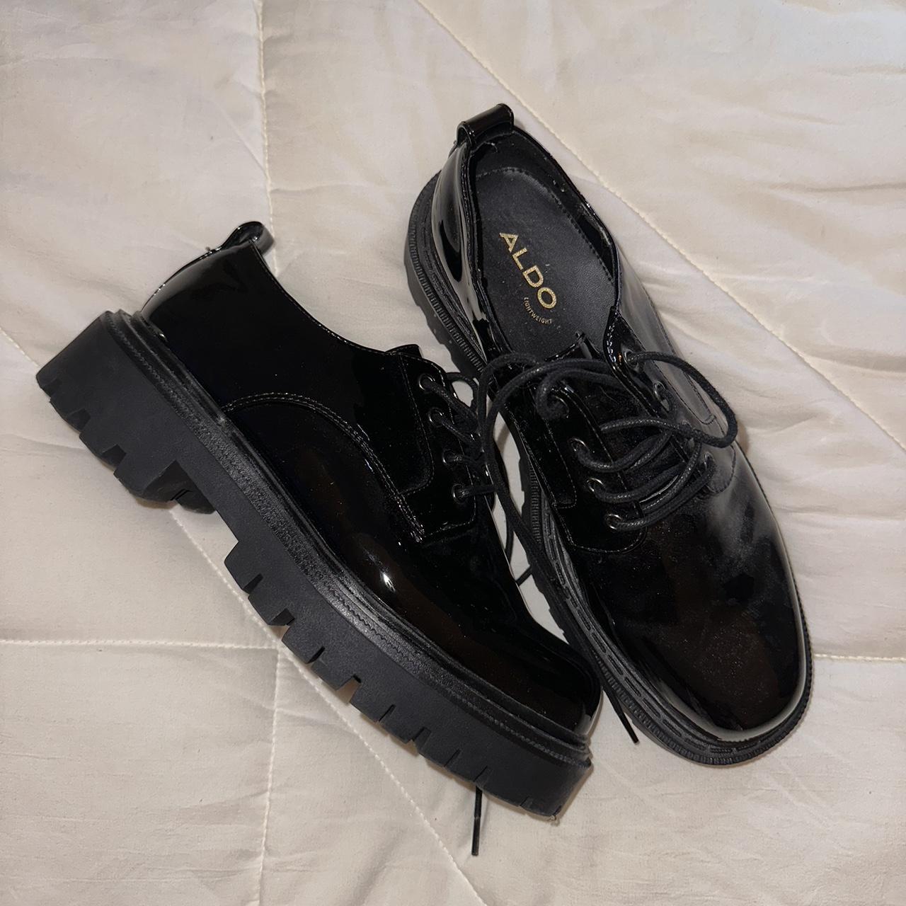 ALDO Women's Black Oxfords Depop