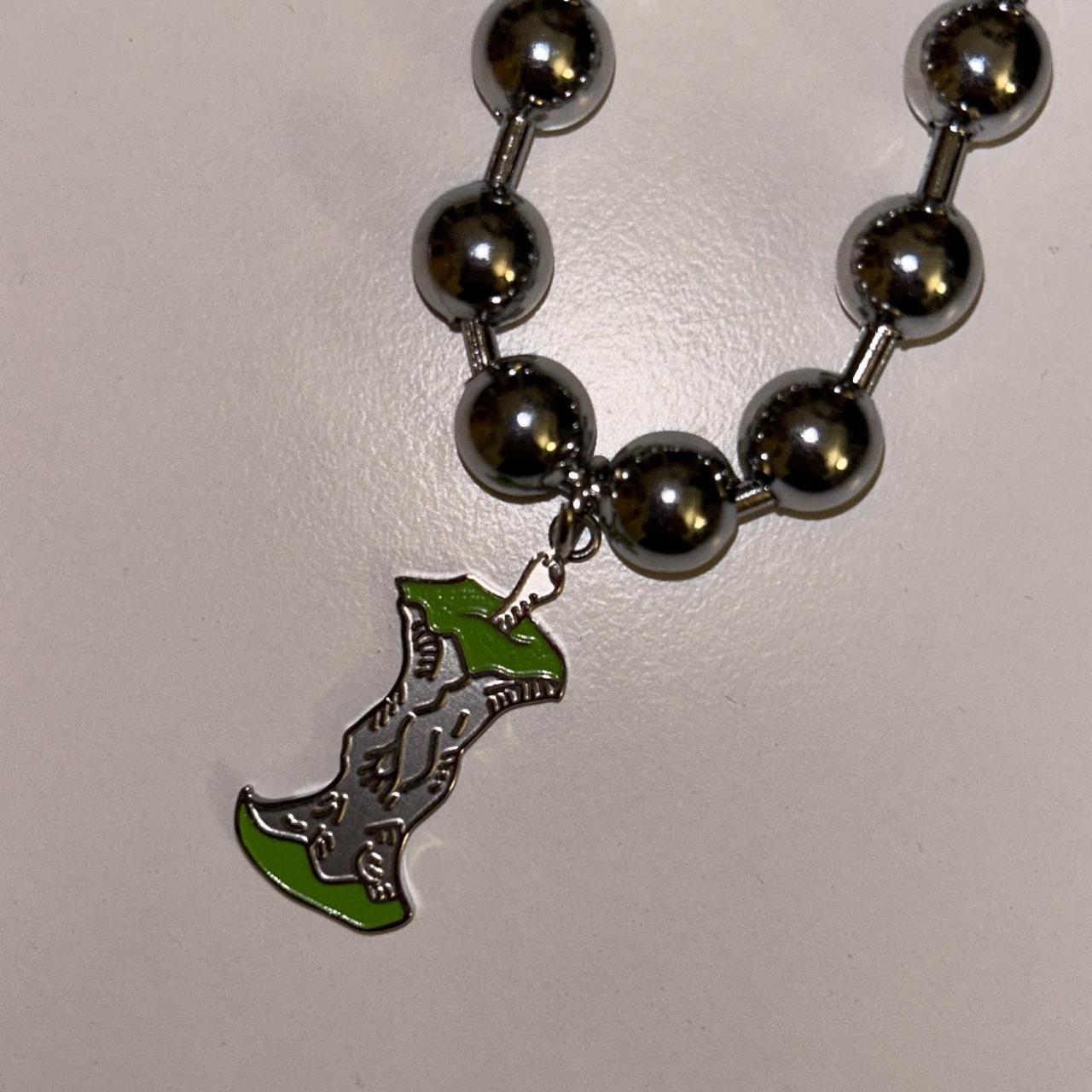 Women's Silver and Green Jewellery (2)