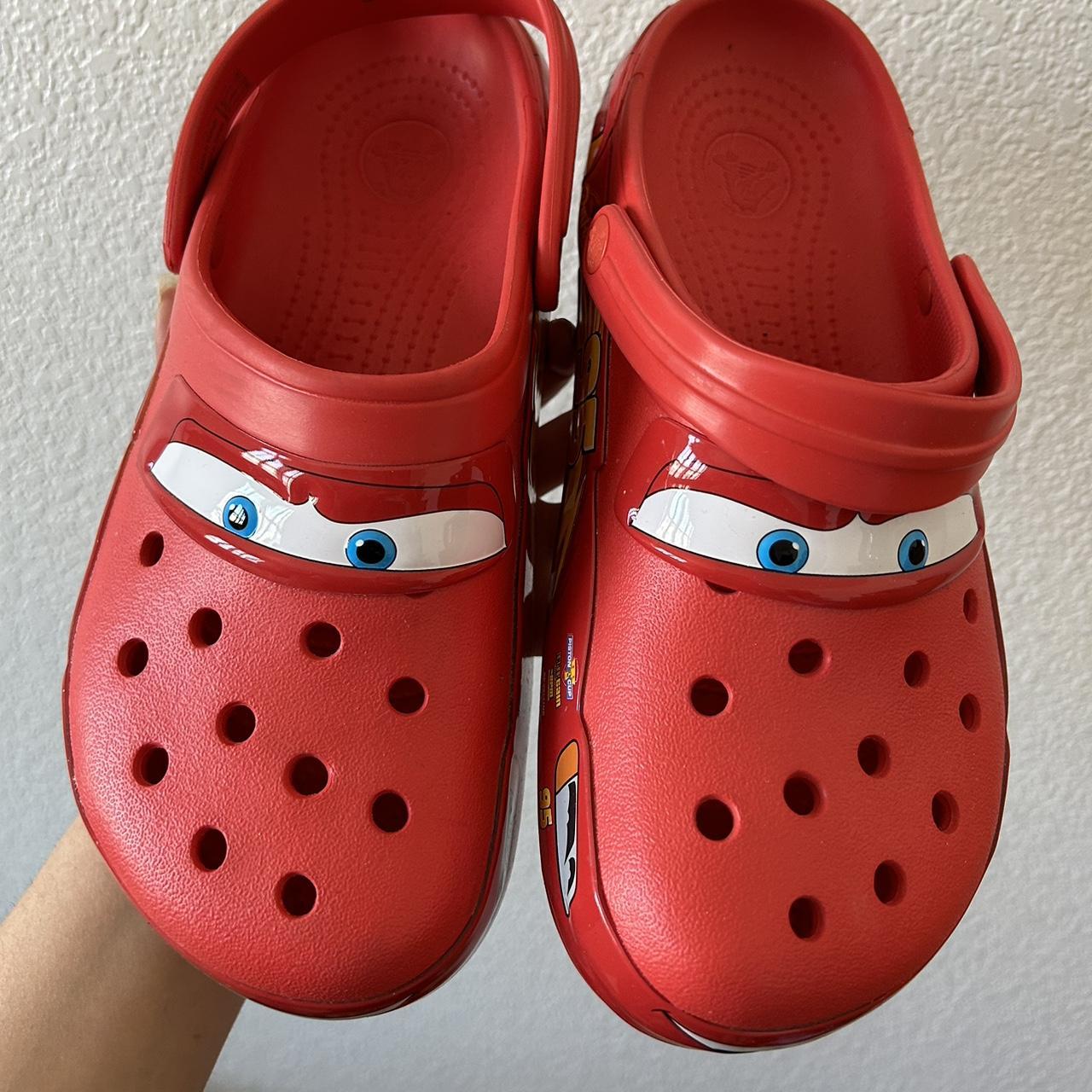 Crocs Women's Red Clogs | Depop