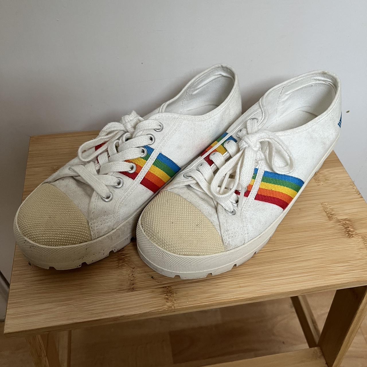 Rainbow Gola trainers gola classics rainbow. Depop