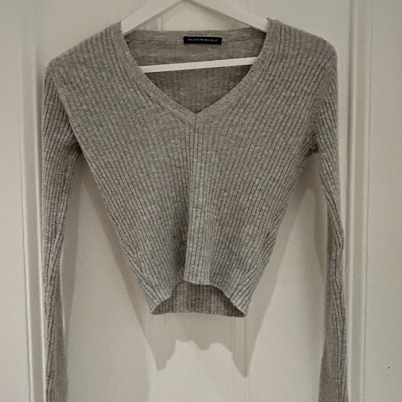 Brandy Melville Women's Grey Jumper 