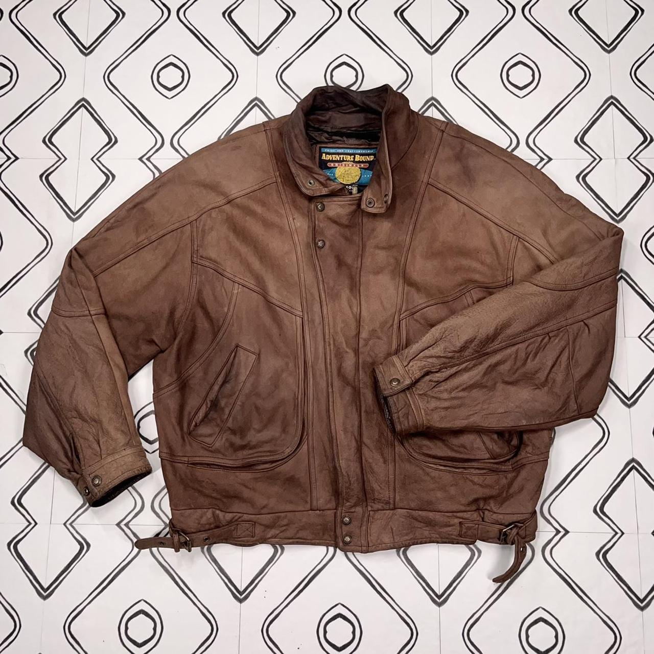 Wilson’s Leather Men's Brown Jacket | Depop