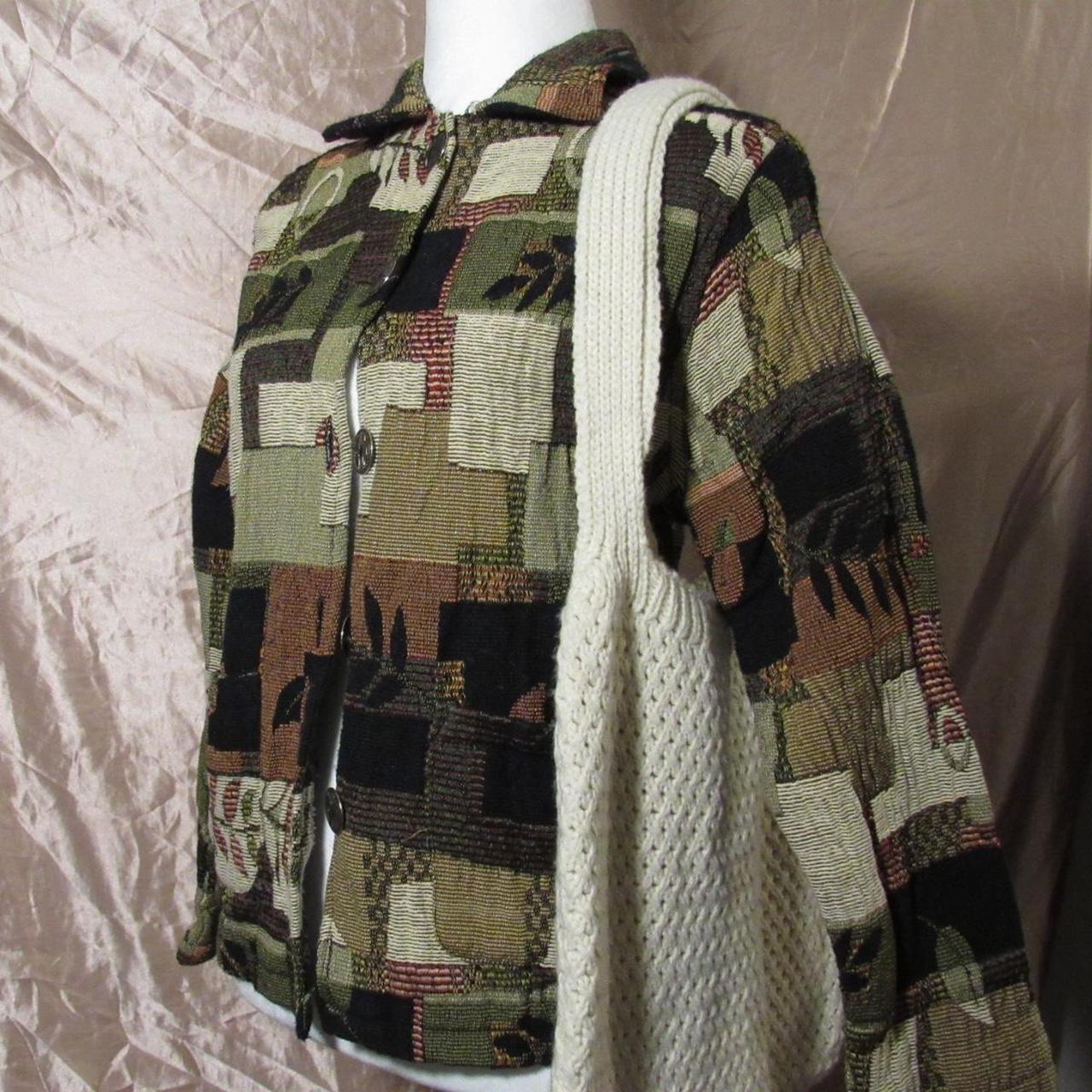 Women's Jacket - Multi/Green - S – Vintage Patchw… - image 2