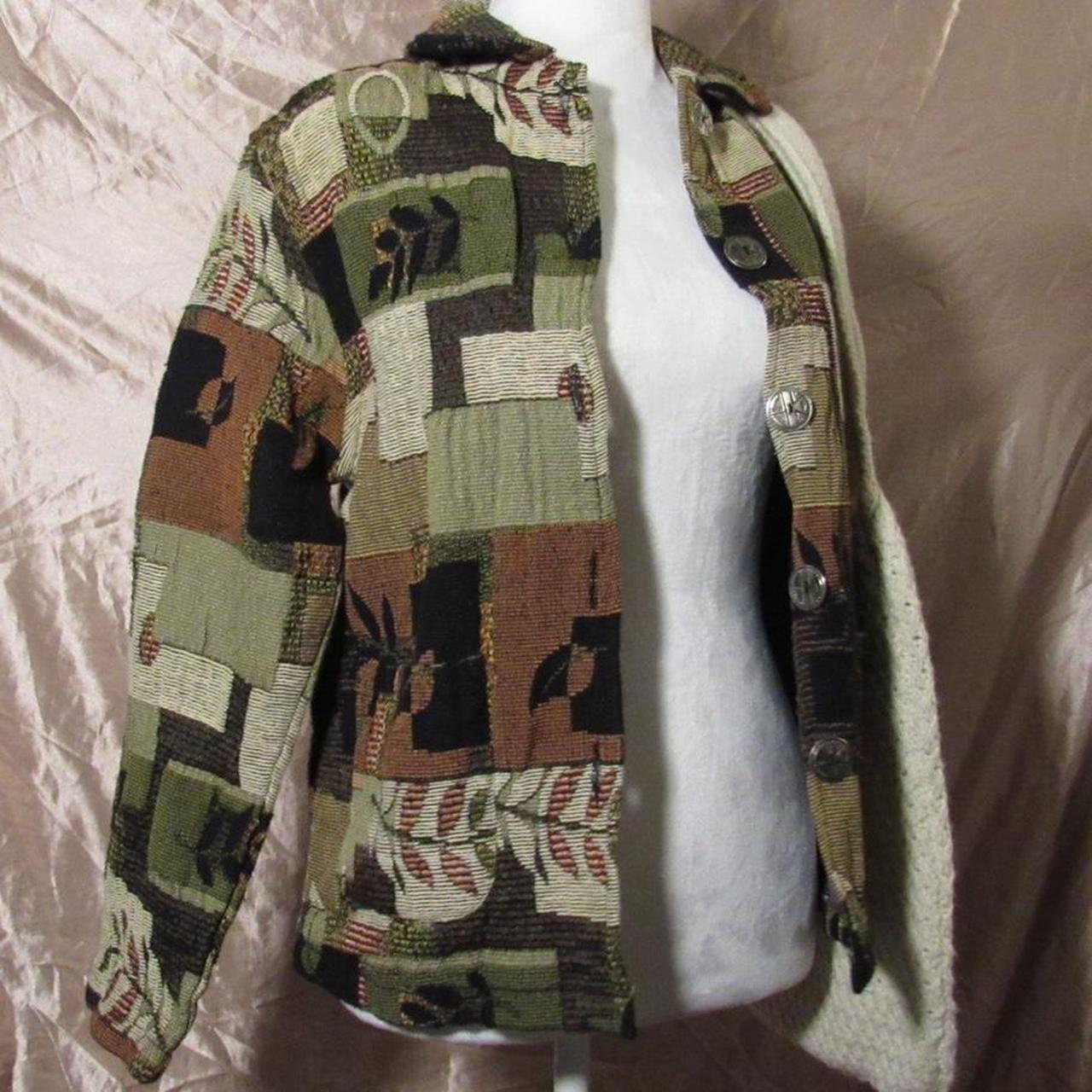 Women's Jacket - Multi/Green - S – Vintage Patchw… - image 4