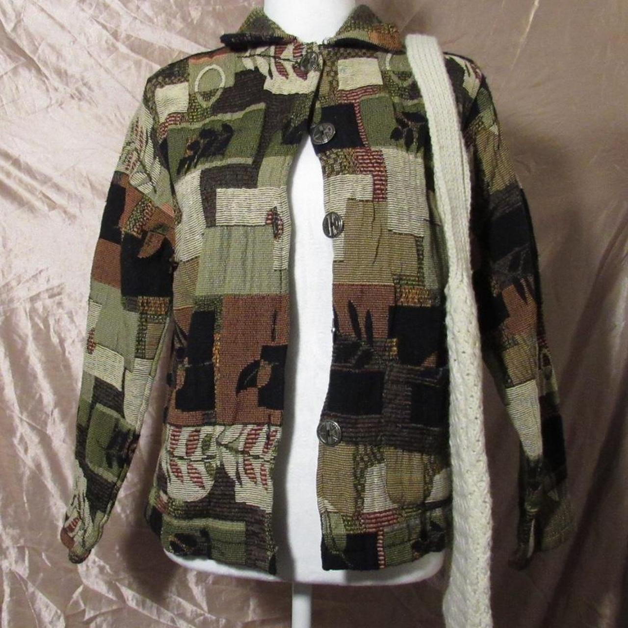 Women's Jacket - Multi/Green - S – Vintage Patchw… - image 1
