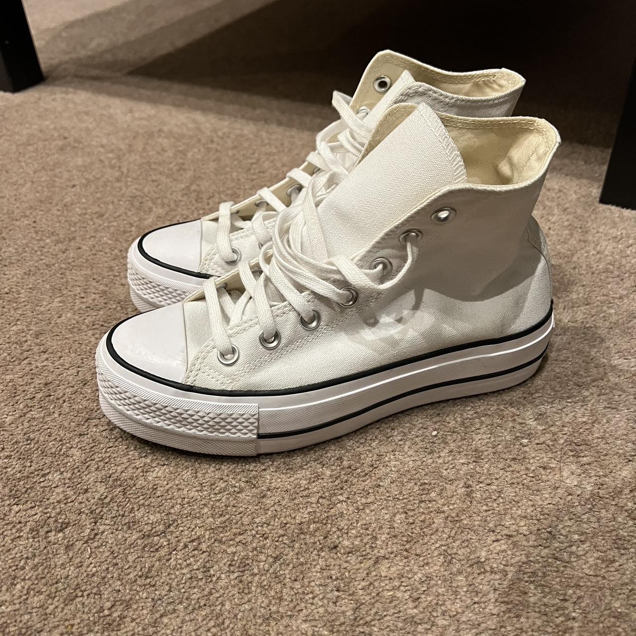 White converse size clearance 4.5 uk