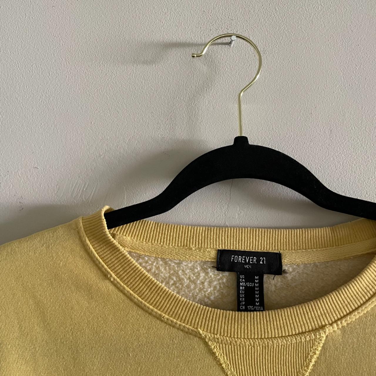 Forever 21 Men's Yellow Sweatshirt | Depop