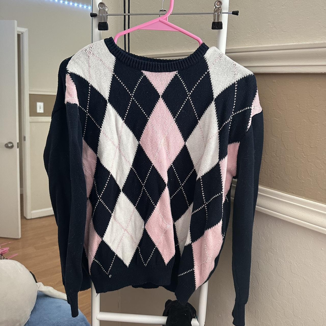 adika argyle sweater #90s #gossipgirl