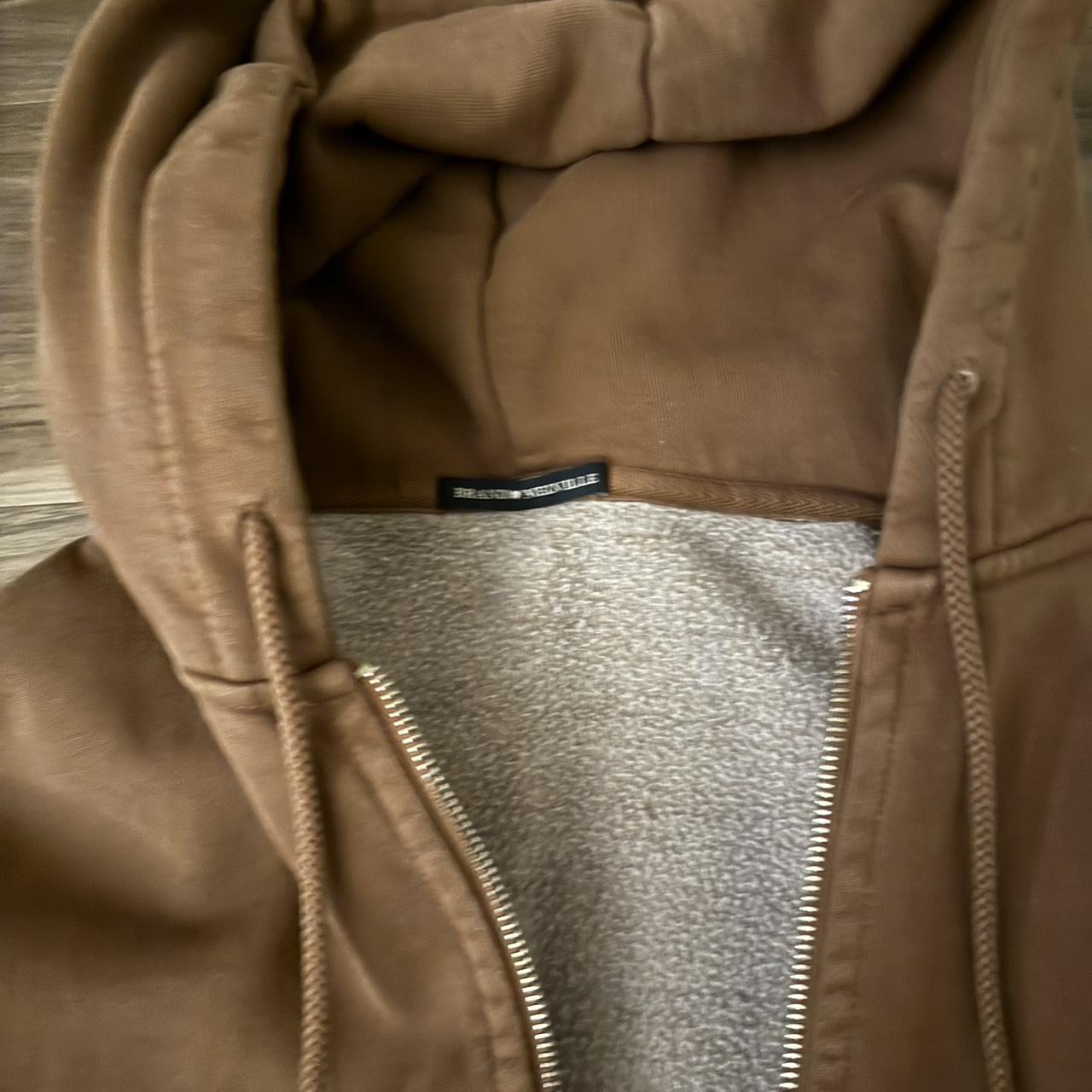 brown brandy melville christy jacket regular... Depop