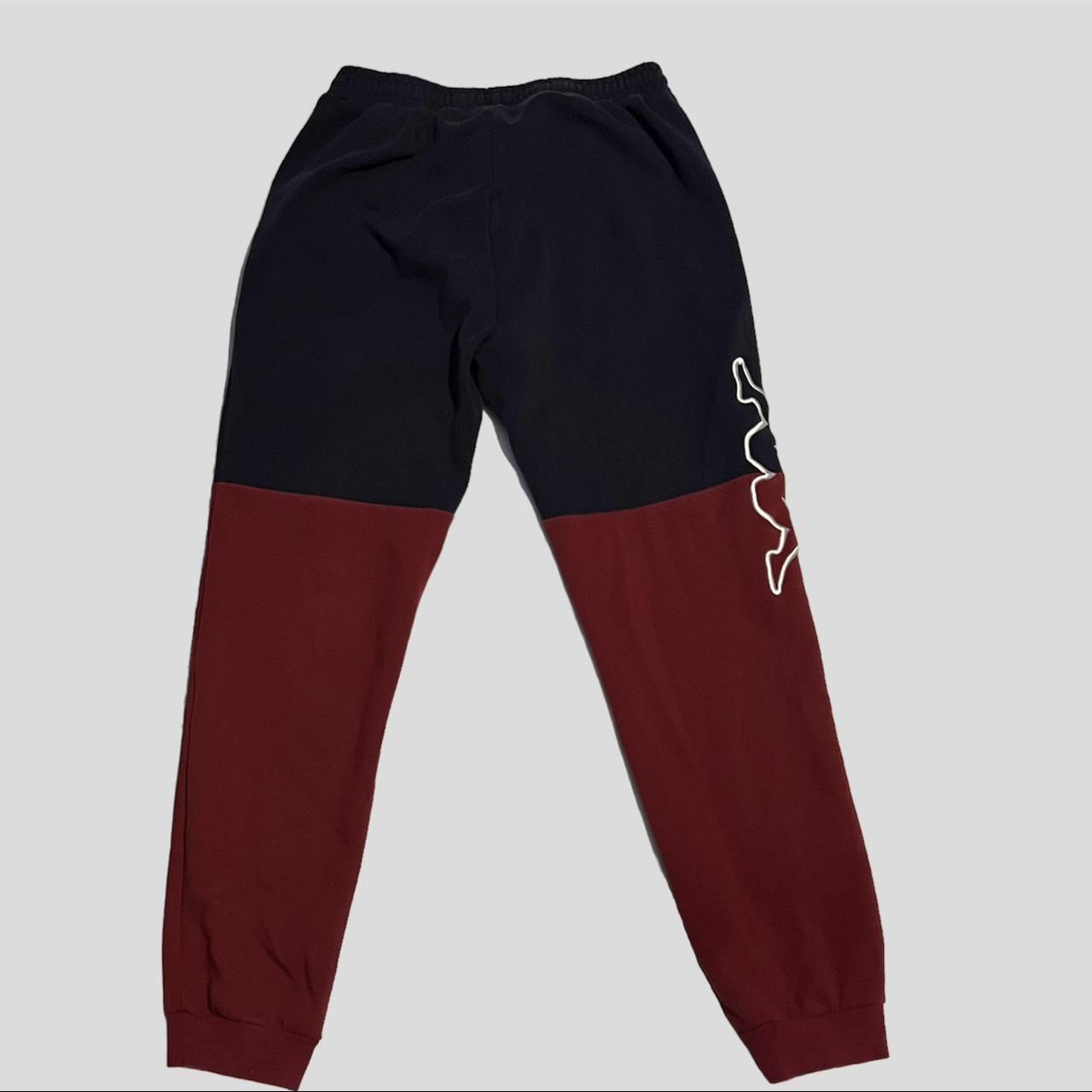 Kappa 2024 burgundy joggers