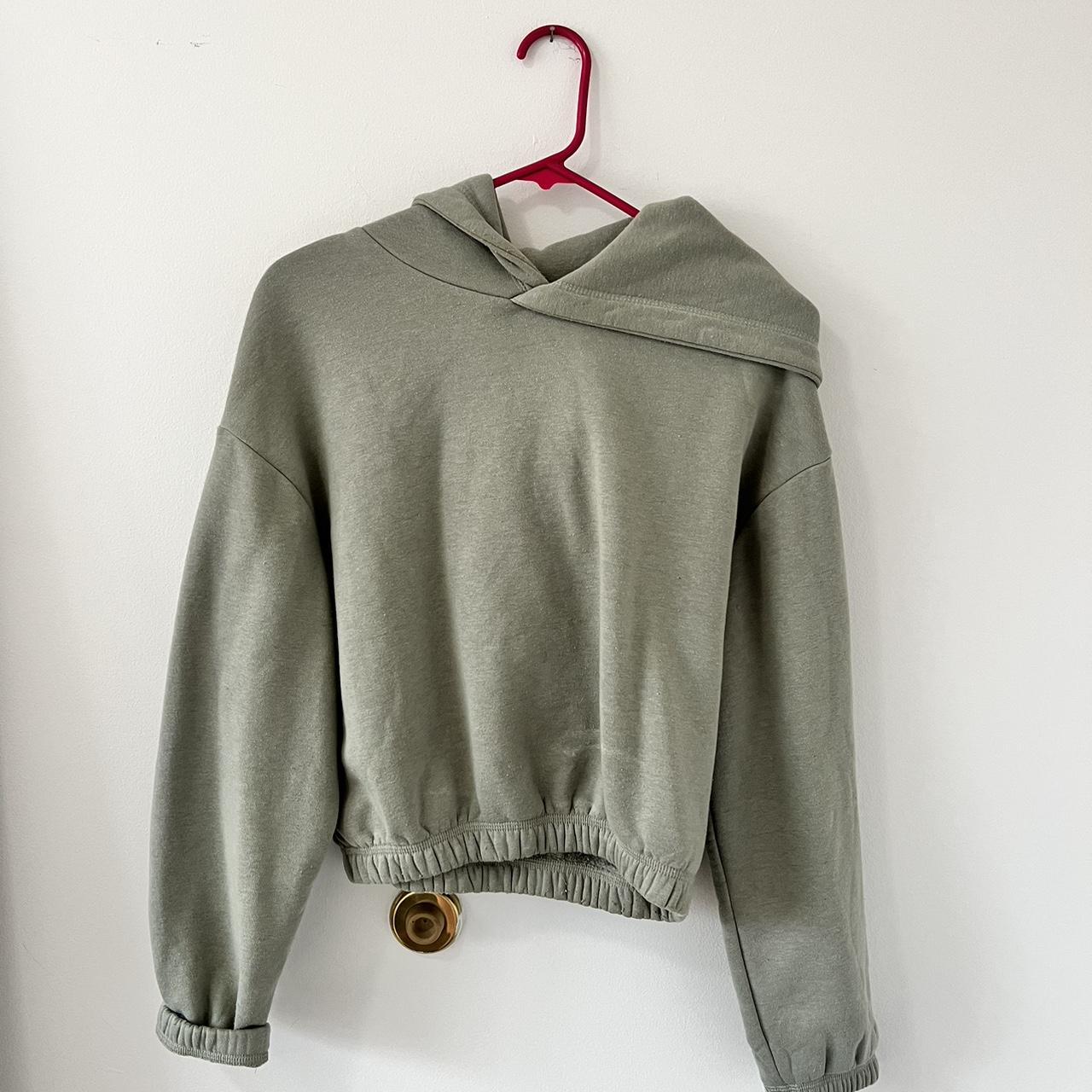 Sage green Zara hoodie Size small Posting matching... Depop