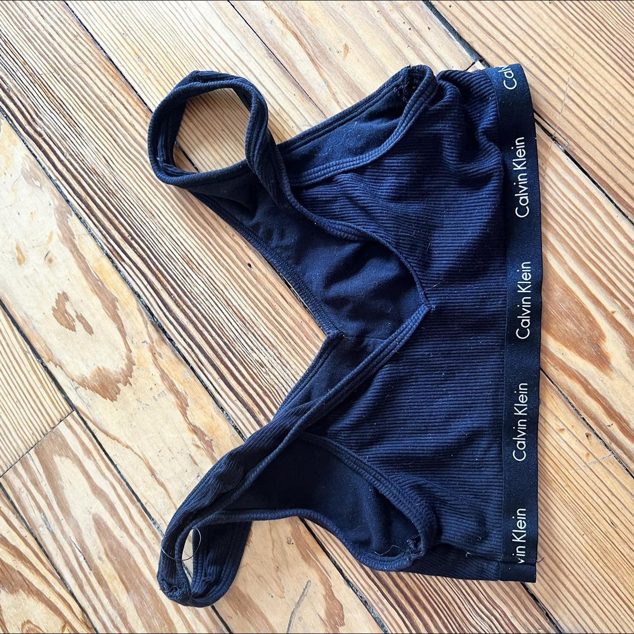 Calvin Klein lounge bra ribbed material Size small Depop