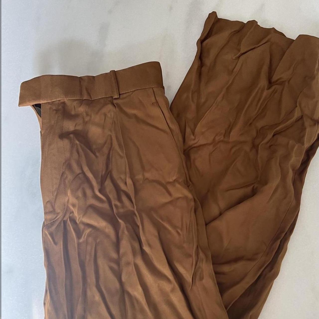 Zara rust hot sale pants