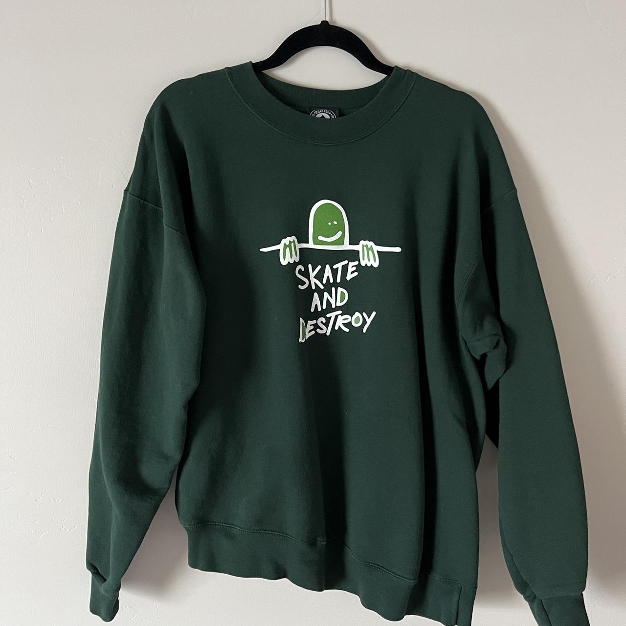 Thrasher skate and destroy crewneck sweatshirt. | Depop