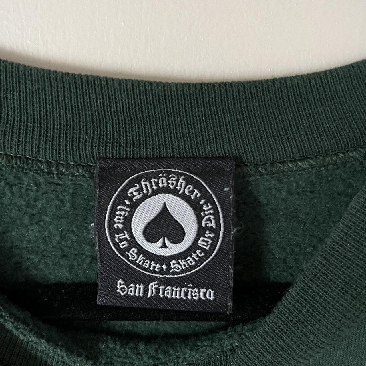 Thrasher skate and destroy crewneck sweatshirt. | Depop