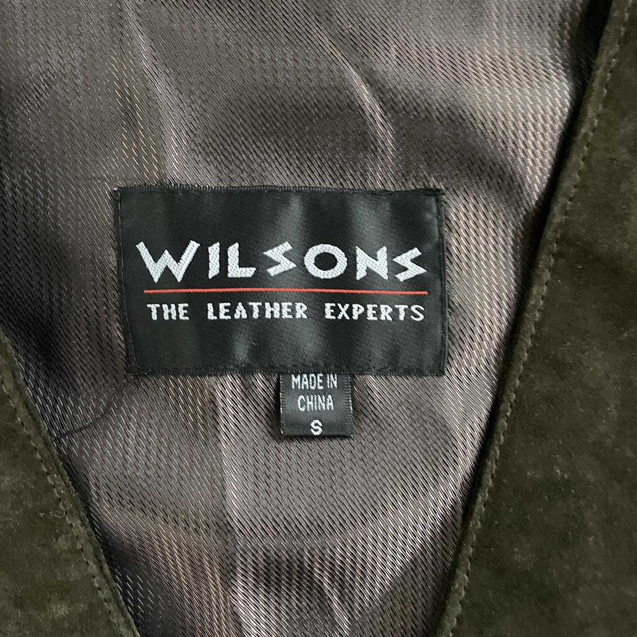 Wilson’s Leather Men's Brown Gilet | Depop