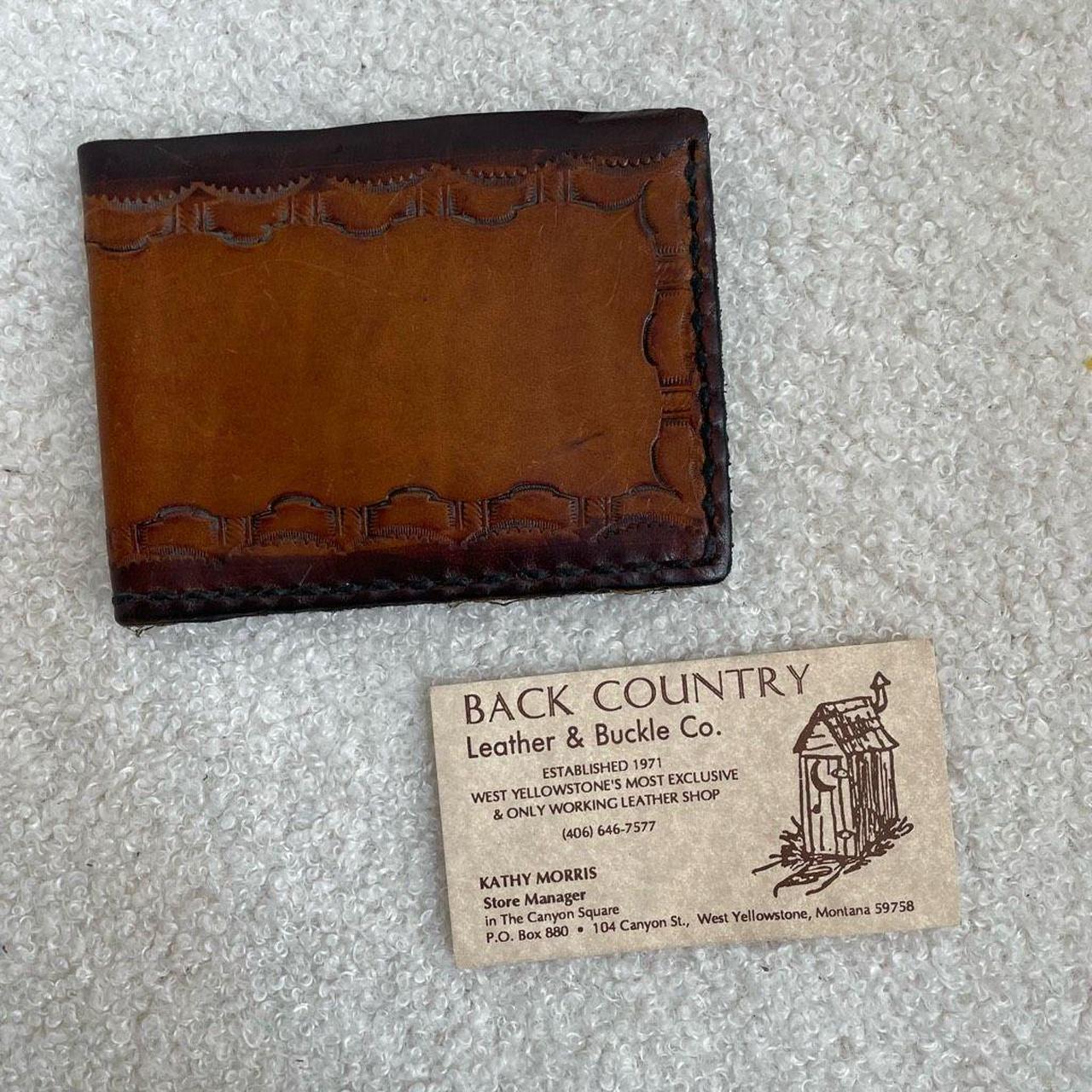 New without tags vintage back country Leather and... Depop