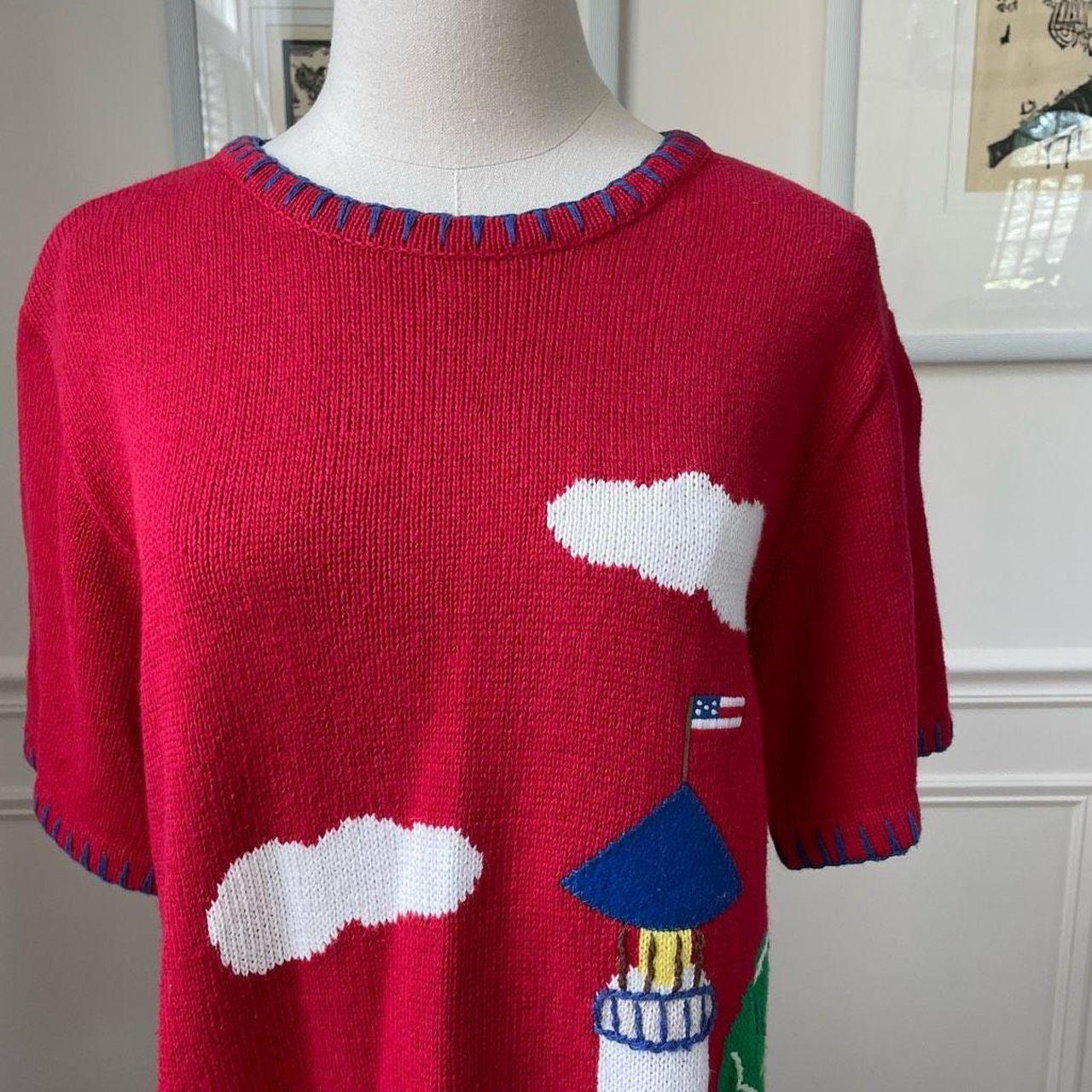 Quacker Factory Women's Sweater - Red - XS – Vint… - image 2