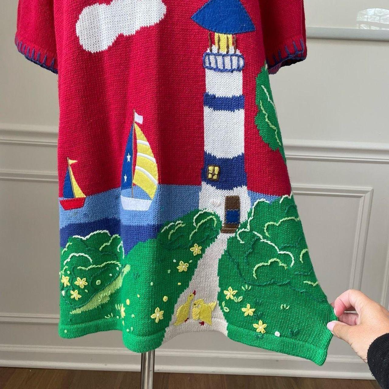 Quacker Factory Women's Sweater - Red - XS – Vint… - image 3