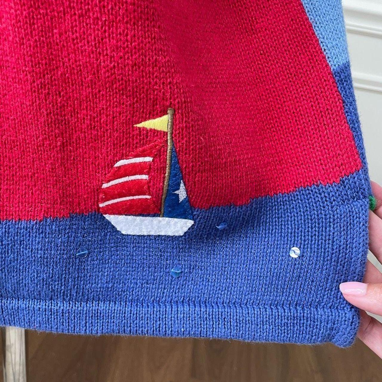 Quacker Factory Women's Sweater - Red - XS – Vint… - image 8