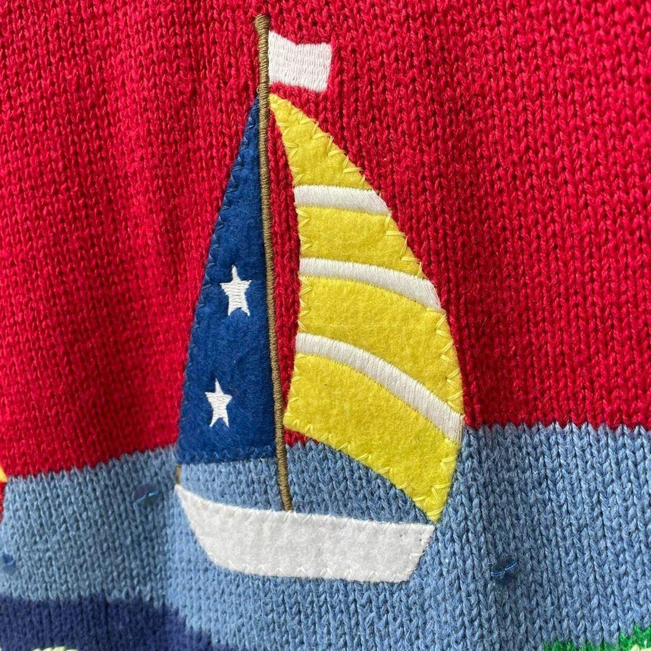 Quacker Factory Women's Sweater - Red - XS – Vint… - image 5