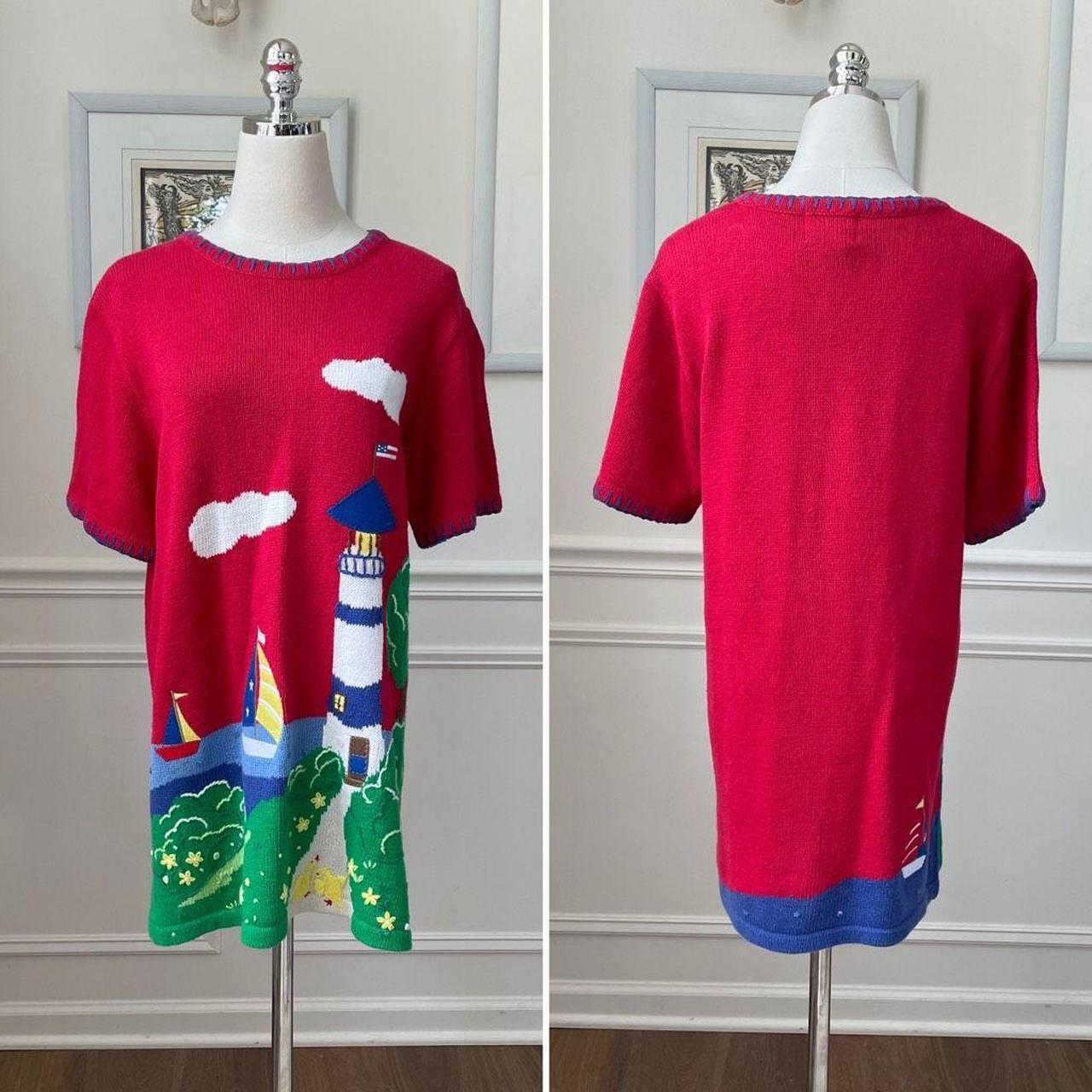 Quacker Factory Women's Sweater - Red - XS – Vint… - image 1