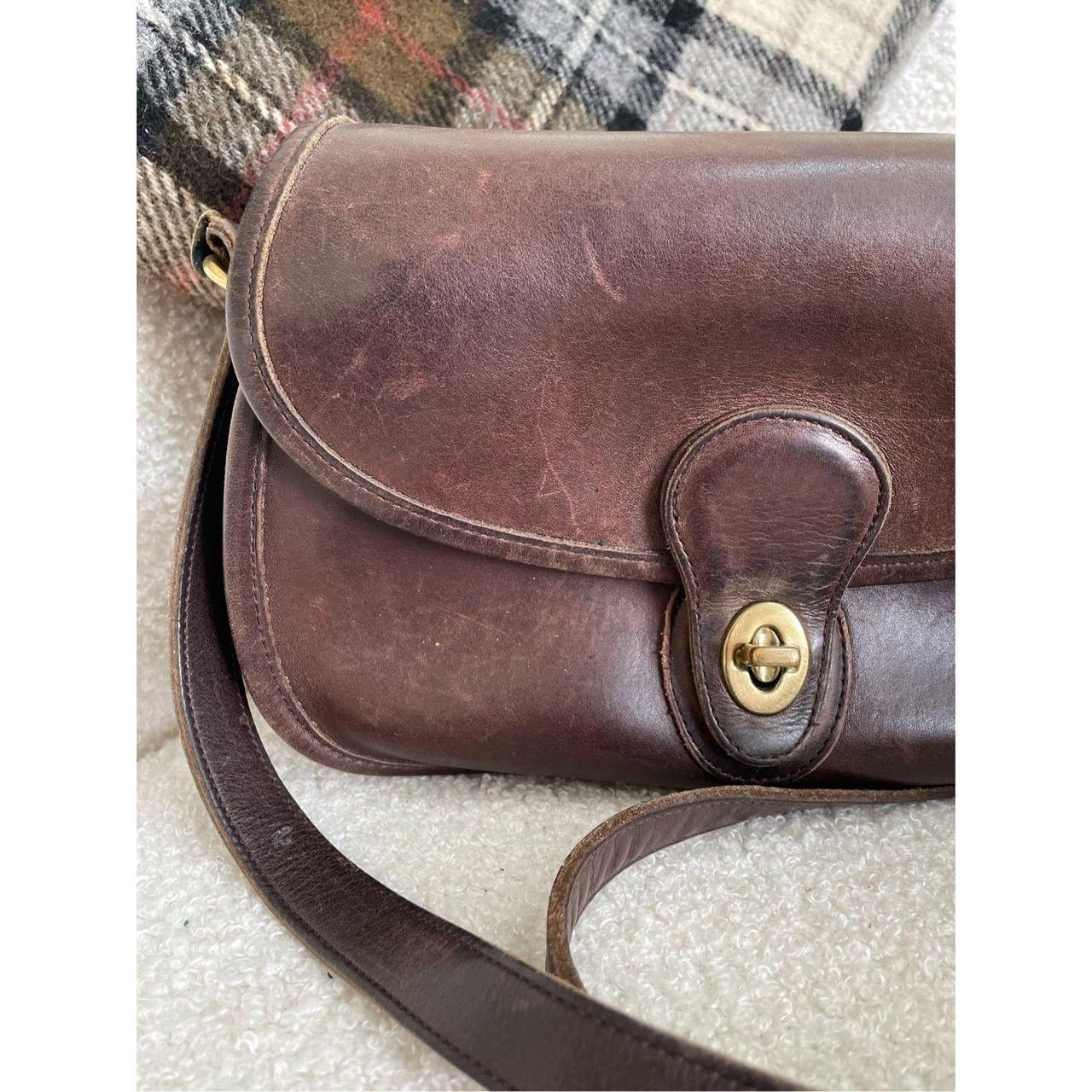 Coach Vintage Prairie Saddle Flap 9954 Leather bag... - Depop