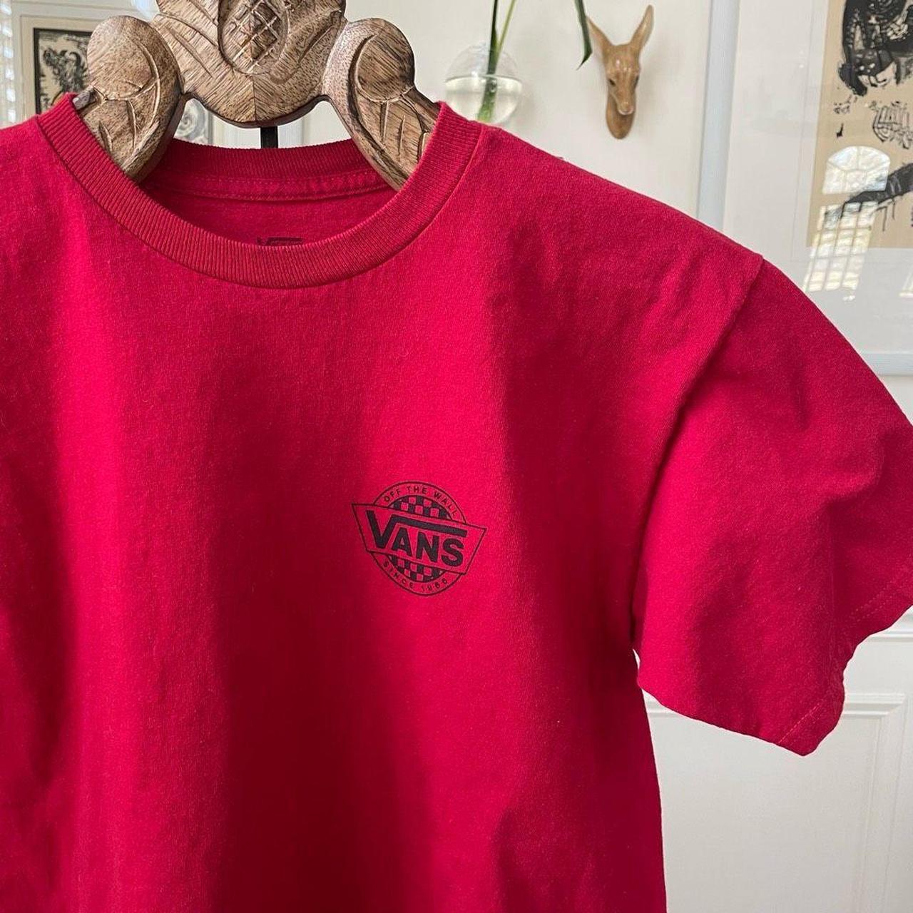 Shops vans t shirt small logo