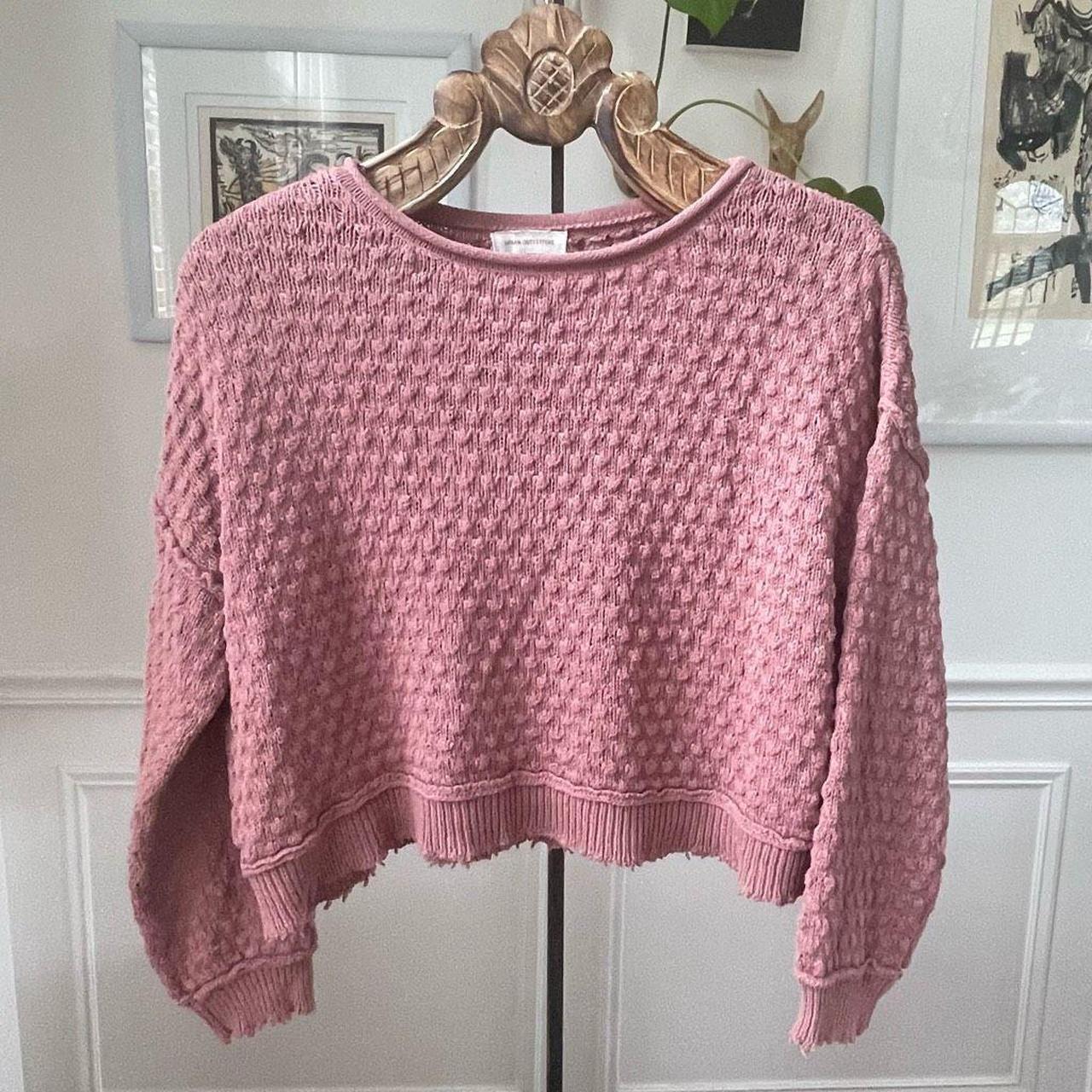 Pink sweater urban outfitters best sale