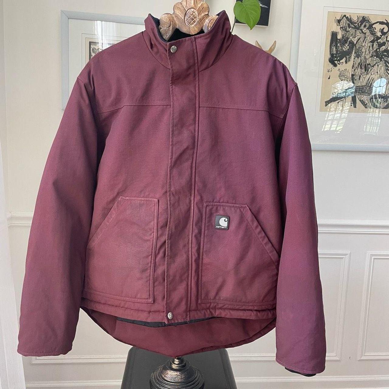 This Carhartt men s canvas bomber work jacket is. Depop