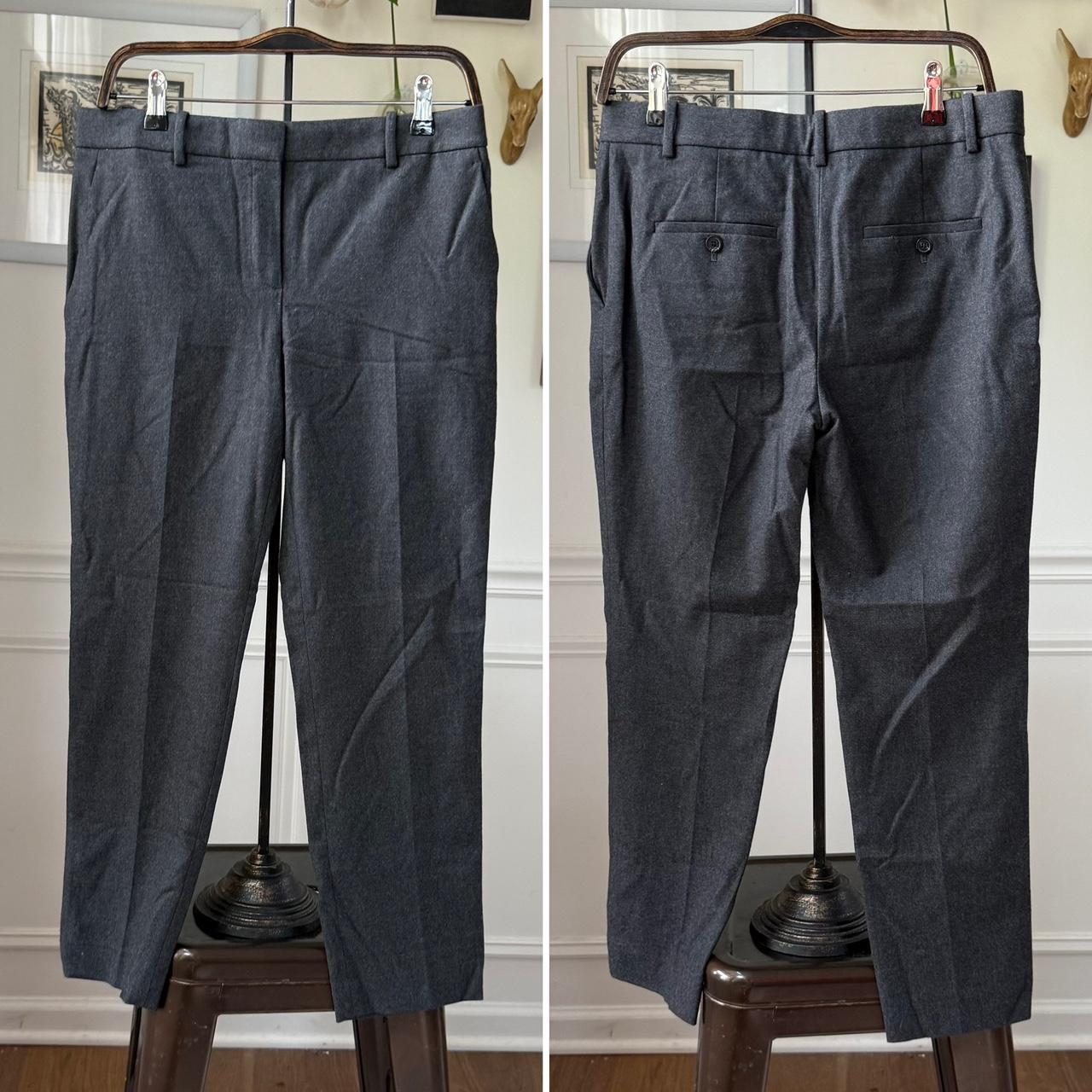 Theory Women's Pants - Grey - 4 – Theory wool Fla… - image 1